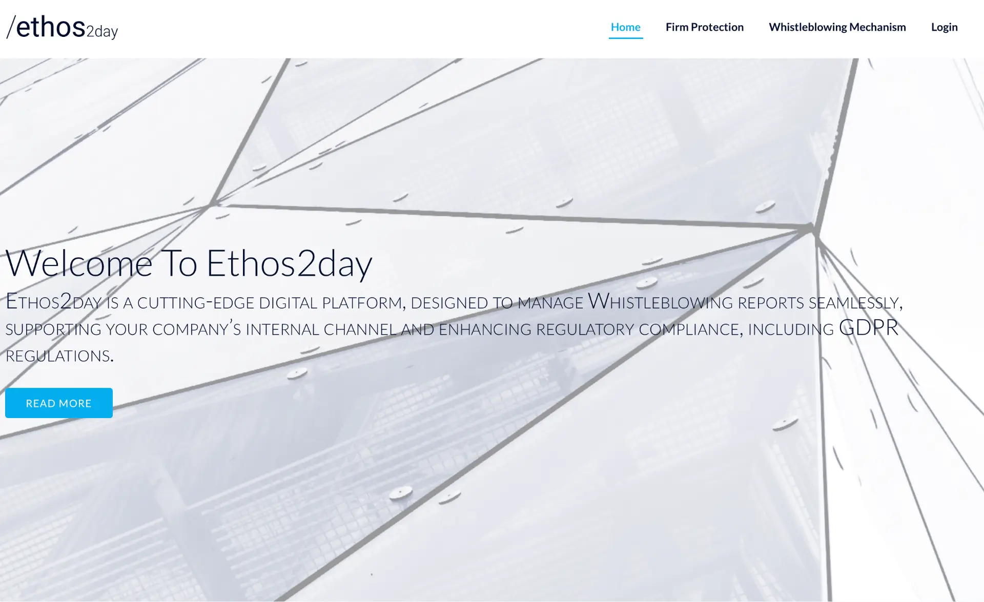 Ethos2day whistleblowing case management and compliance reporting dashboard
