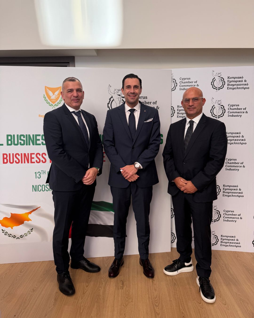 Infocredit Group CEO Theodoros Kringou at the Cyprus-UAE Business Roundtable in Nicosia