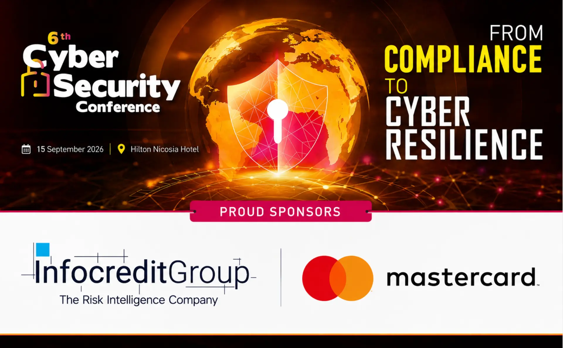 6th Cyber Security Conference — From Compliance to Cyber Resilience banner