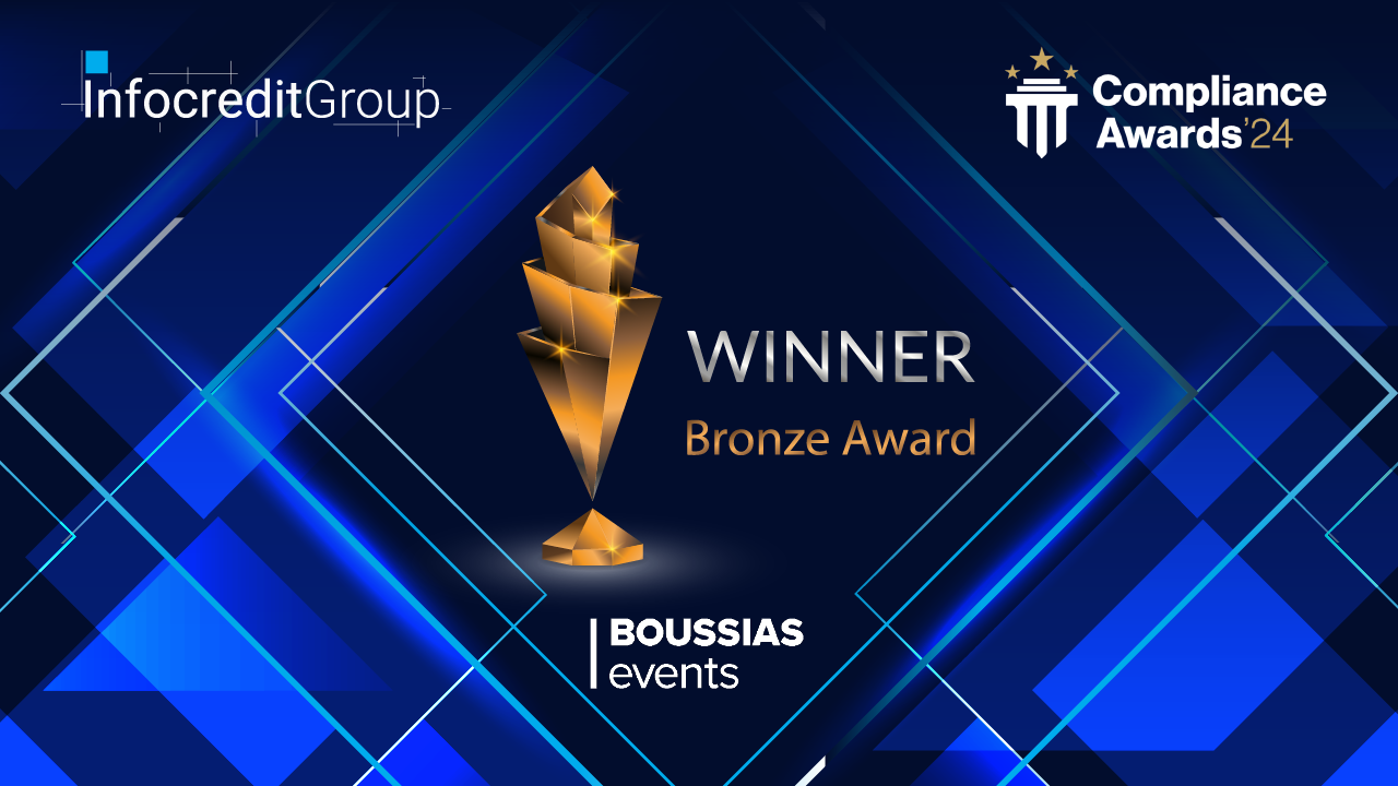 Infocredit Group wins Bronze Award in the Best Compliance Platform category at the Compliance Awards 2024 in Athens, Greece