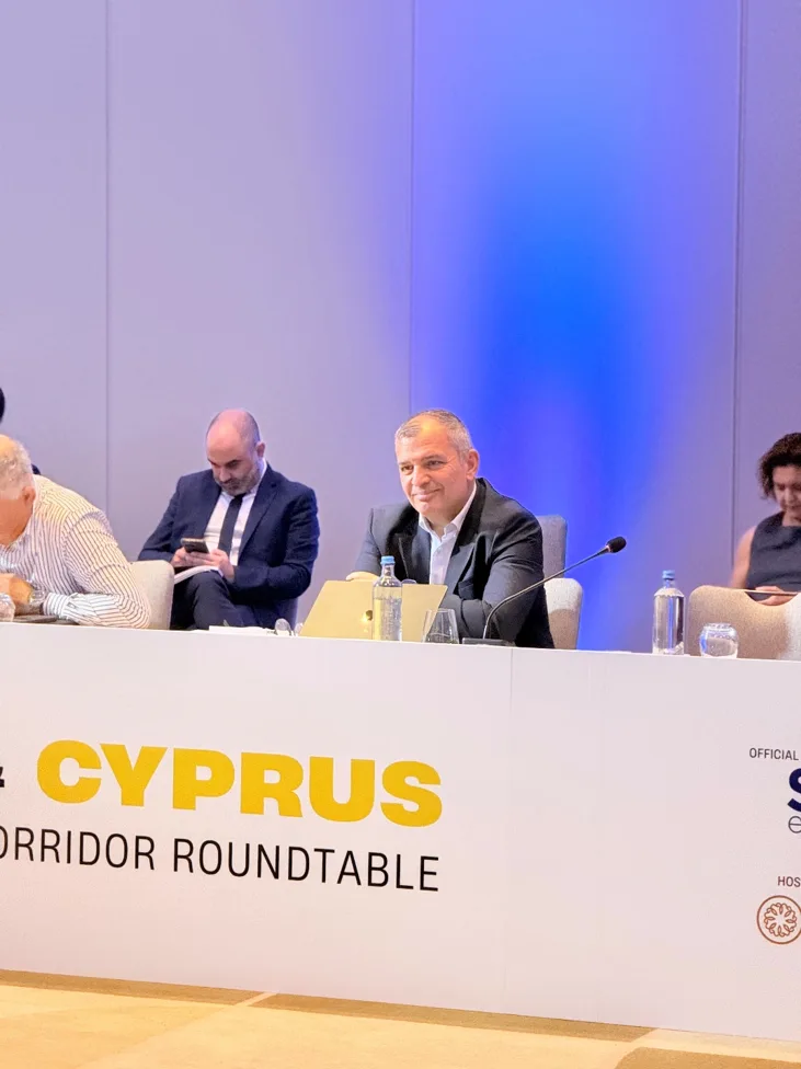 Πάνελ του Fortune Cyprus Business 50 roundtable κατά την εκδήλωση του Fortune Greece & Cyprus.